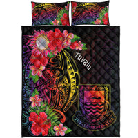 Tuvalu Quilt Bed Set - Tropical Hippie Style - Polynesian Pride