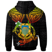 Tuvalu Zip up Hoodie Lizard Good Chest - Polynesian Pride