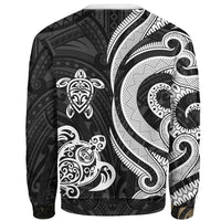 Palau Sweater - White Tentacle Turtle - Polynesian Pride