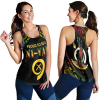 Vanuatu Proud To Be A Ni-Van - Polynesian Pattern Women Racerback Tank LT7 - Polynesian Pride