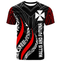 Wallis and FutunaT Shirt Wallis and Futuna Strong Fire Pattern Red Unisex Red - Polynesian Pride