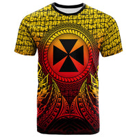 Wallis and Futuna T Shirt Circle Pattern Yellow Unisex Yellow - Polynesian Pride