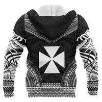 Wallis nd Futuna Polynesian Chief Custom Hoodie Black Version Unisex Black - Polynesian Pride