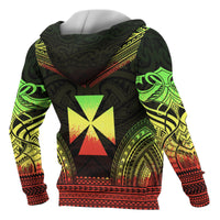 Wallis nd Futuna Polynesian Chief Custom Hoodie Reggae Version - Polynesian Pride