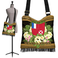 Wallis and Futuna Boho Handbag - Polynesian Gold Patterns Collection - Polynesian Pride