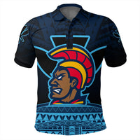 Hawaiian Polynesian Kanaka Warrior Polo Shirt Strong Style - Polynesian Pride