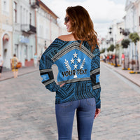 (Custom Personalised) Kosrae Women's Off Shoulder Polynesian Patterns LT6 - Polynesian Pride