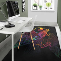 Yap Area Rug - Butterfly Polynesian Style - Polynesian Pride