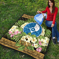 Yap State Premium Quilt - Polynesian Gold Patterns Collection - Polynesian Pride