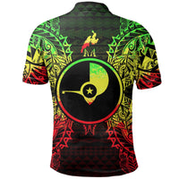 Yap Polo Shirt Yap Flag Map Polynesian Tattoo Reggae - Polynesian Pride