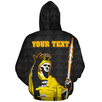 Hawaiian King Guardian Zip up Hoodie - Polynesian Pride