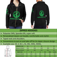 Cook Islands Zip Hoodie Golden Coconut - Polynesian Pride