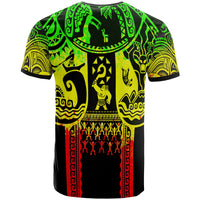 Polynesian T Shirt Polynesian Patterns Maui Tattoo (Reggae) - Polynesian Pride