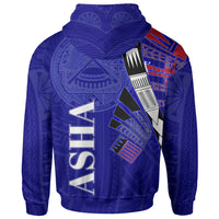 American Samoa Hoodie SHA Polynesian Patterns - Polynesian Pride