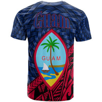 Guam T Shirt Dededo Tapa Patterns With Bamboo - Polynesian Pride