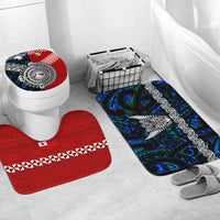 New Zealand And Tonga Bathroom Set Together - Blue LT8 - Polynesian Pride