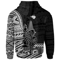New Caledonia Islands Hoodie Kone Seal of New Caledonia Polynesian Patterns - Polynesian Pride