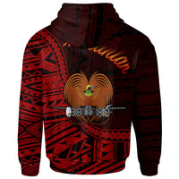 Papua New Guinea Zip Hoodie Kandrian Polynesian Patterns - Polynesian Pride