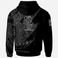 New Caledonia Zip Hoodie Legends Are Born In White Color - Polynesian Pride