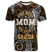 Samoa T Shirt The Best Mom Was Born In Samoa Unisex Art - Polynesian Pride