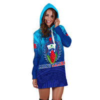 (Custom Personalised) Manu Samoa Legend Hoodie Dress - LT12 - Polynesian Pride
