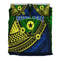 (Custom Personalised) Vanuatu Malampa Province Tribal Pattern Bedding Set - LT12 - Polynesian Pride