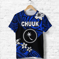 FSM Chuuk T Shirt Unique Vibes Blue LT8 - Polynesian Pride