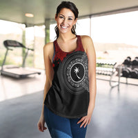 Chuuk Polynesian Women's Racerback Tank - Polynesian Chain Style - Polynesian Pride