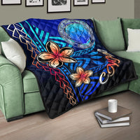 Northern Mariana Islands Premium Quilt - Vintage Tribal Mountain - Polynesian Pride