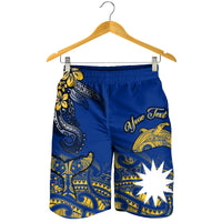 (Custom Personalised) Nauru Independence - The Way Of Water Men Short - LT2 - Polynesian Pride