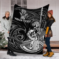 (Custom Personalised) Hawaii Ikaika Warrior Blanket - LT2 - Polynesian Pride