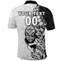 Custom New Zealand Maori All Black Rugby Polo Shirt LT2 - Polynesian Pride
