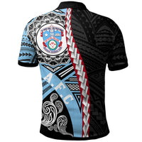 Tonga Polynesian Custom A.F.C Polo Shirt Wave Tattoo - Polynesian Pride