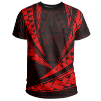 Hawaii Kanaka Polynesian T Shirt Red - Polynesian Pride
