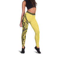 Neo Polynesian 3rd Leggings (Yellow) A6 - Polynesian Pride