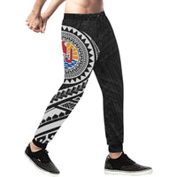 Tahiti Rising Sweatpants (White) A16 - Polynesian Pride