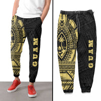 Guam Rising 2nd Sweatpants A6 Unisex Gold - Polynesian Pride