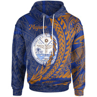 Marshall Islands Hoodie Majuro Wings Style Unisex Blue - Polynesian Pride