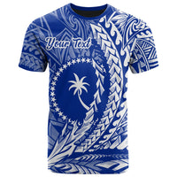 Chuuk State T Shirt Custom Wings Style Flag Color Unisex Blue - Polynesian Pride
