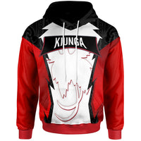 Papua New Guinea Hoodie Kiunga PNG Coat ofrms Unisex Red Black - Polynesian Pride
