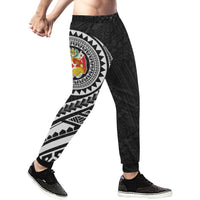 Tonga Rising Sweatpants (White) A6 - Polynesian Pride