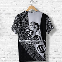 Fiji Rugby T Shirt Sydney Nadroga Navosa Stallions Tapa Vibes NO.1 LT8 - Polynesian Pride