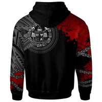 Fiji Polynesian Custom Zip up Hoodie Polynesian Chain Style - Polynesian Pride