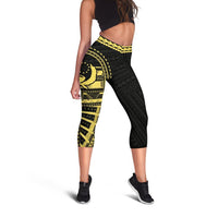 Pohnpei Rising Capris (Gold) A6 - Polynesian Pride