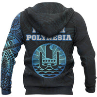 French Polynesia Hoodie French Polynesia Flag Tattoo Special Version - Polynesian Pride