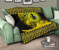 Cook Island Quilt Wave Yellow Design - Polynesian Pride