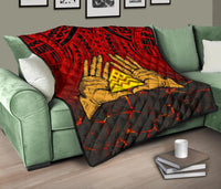 Hawaii Quilt - Premium Quilt - Protect Mauna Kea - Polynesian Pride