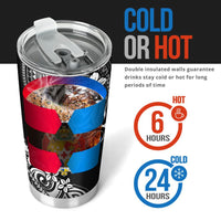 Mate Ma'a Tonga Rugby Tumbler Polynesian Unique Vibes - Black - Polynesian Pride