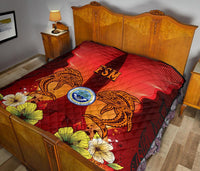 Federated States Of Micronesia Premium Quilt - Tribal Tuna Fish - Polynesian Pride