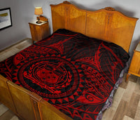 Samoa Polynesian Premium Quilt - Samoa Red Seal - Polynesian Pride